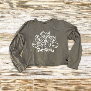 San Francisco Giants Baseball Crop Long Sleeve Size M